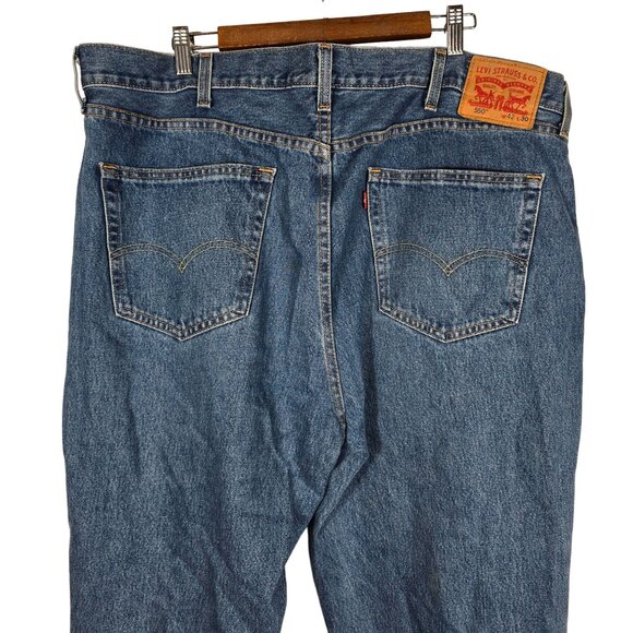 Levi's‎ 550 Jeans 42X30 Men's Blue Straight Leg Denim - Picture 5 of 10